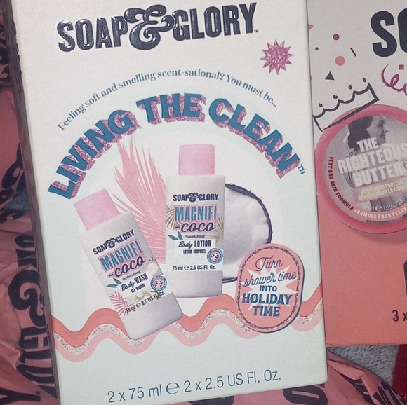 Soap & Glory Magnifi Coco "Living the Clean" Gift Set NIB - Picture 1 of 6